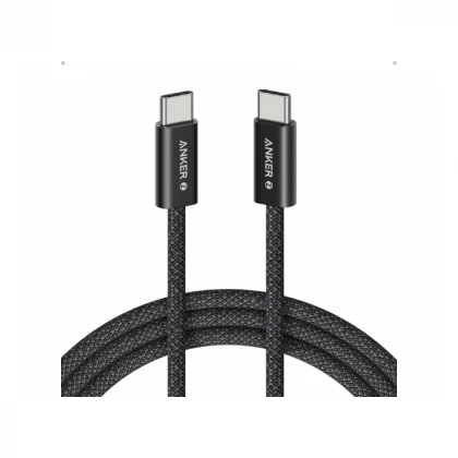 ANKER Zolo USB tip-C kabl M/M 1.8m, za Apple, super brzo punjenje 240W/480Mbps, pleteni, crni 