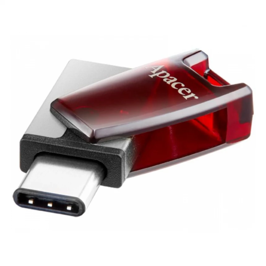 APACER 64GB AH180 USB 3.2 Tip C - USB 3.2 Tip A flash crveni AP64GAH180R-1 