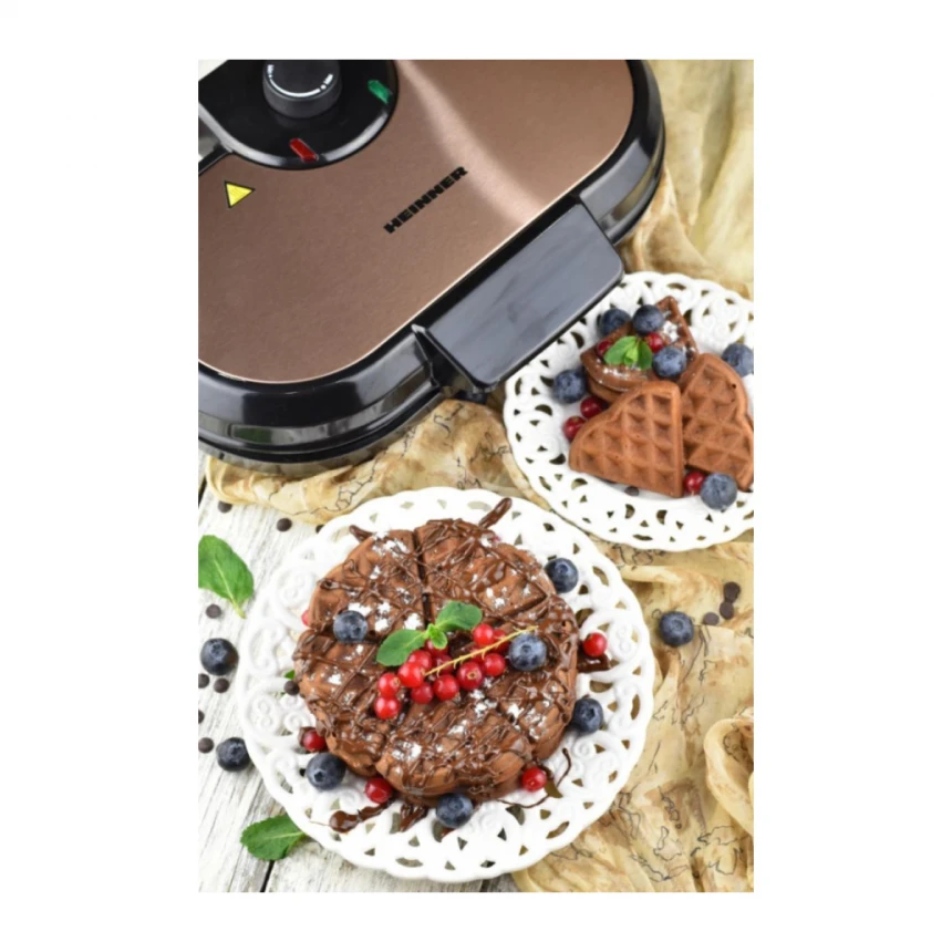 Aparat za galete HEINNER HWF-1000CR 1000W/dupli/crni
