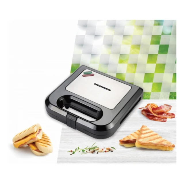 Aparat za sendviče HEINNER SM-K750BKS 750W/crni
