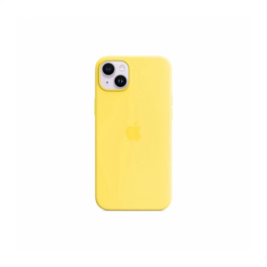 Apple iPhone 14 Plus Silicone Case sa MagSafe-om - Canary Yellow (SEASONAL 2023 Spring)