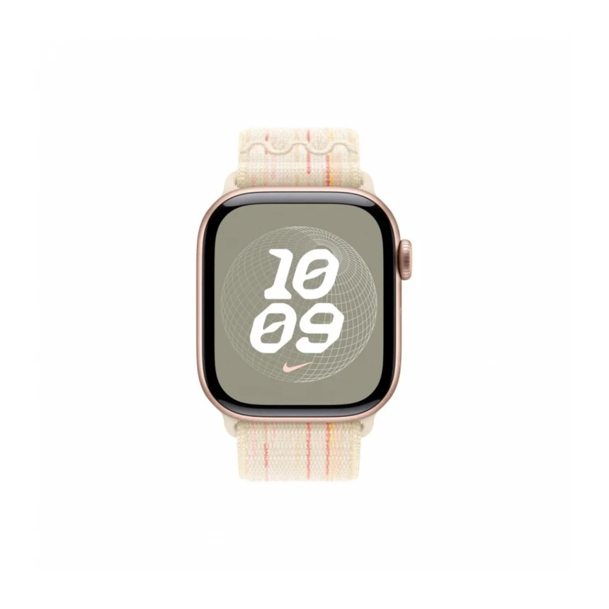 Apple Watch 42mm Nike Sport Loop: Starlight/Pink Nike Sport Loop