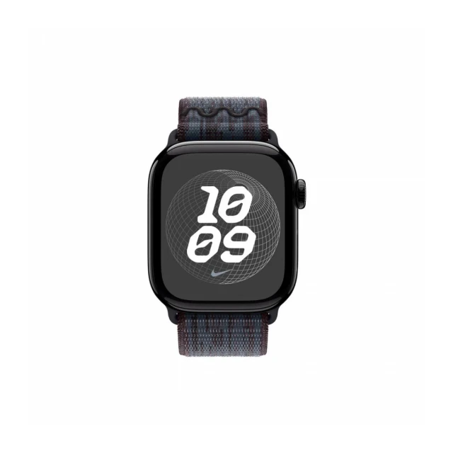 Apple Watch 42mm Nike Sport Loop:  Black/Blue Nike Sport Loop