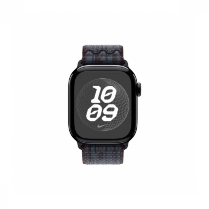 Apple Watch 42mm Nike Sport Loop:  Black/Blue Nike Sport Loop