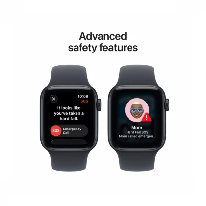 Apple Watch SE 3 GPS 40mm Midnight Aluminium Case with Midnight Sport Band - S/M