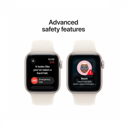 Apple Watch SE 3 GPS 40mm Starlight Aluminium Case with Starlight Sport Band - M/L