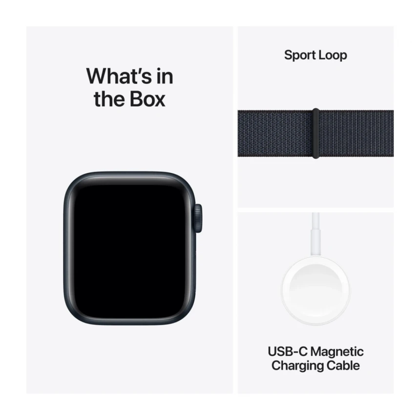 Apple Watch SE GPS 40mm Midnight Aluminium Case with Ink Sport Loop