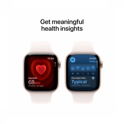 Apple Watch Series 11 GPS 42mm Rose Gold Aluminium Case with Light Blush Sport Band - M/L