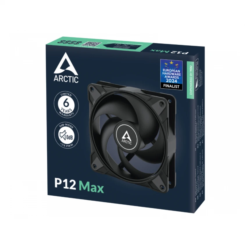 ARCTIC P12 120mm Max ventilator crni (ACFAN00280A) 
