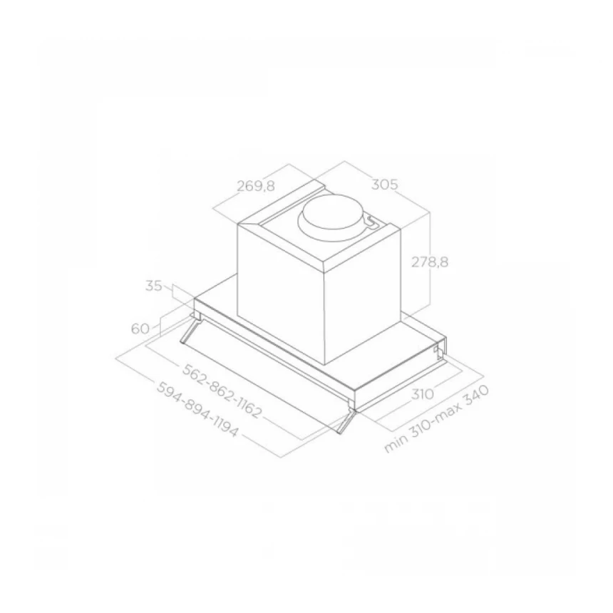 Aspirator BOX IN PLUS IX GL/A/90