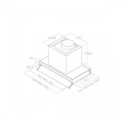 Aspirator BOX IN PLUS IX GL/A/90