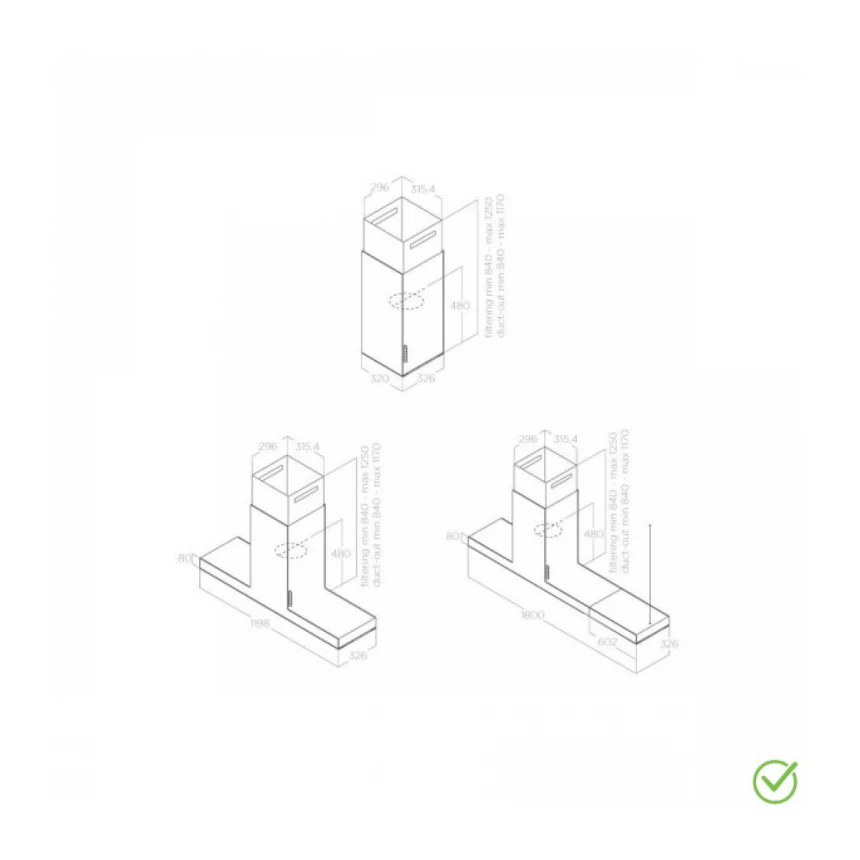 Aspirator HAIKU ISLAND BL/A/32