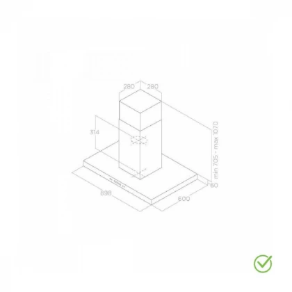 Aspirator SPOT PLUS ISLAND IX/A/90