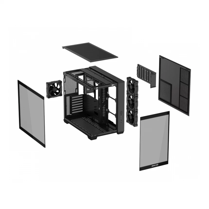 ASUS A32 PLUS TG ARGB micro-ATX kućište crno 