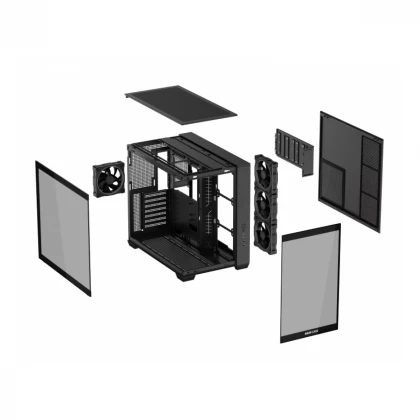 ASUS A32 PLUS TG ARGB micro-ATX kućište crno 