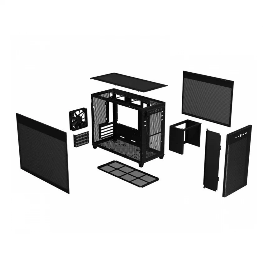 Kućište ASUS AP201 PRIME Small Tower/Micro ATX/Mini ITX/bez napajanja/crna