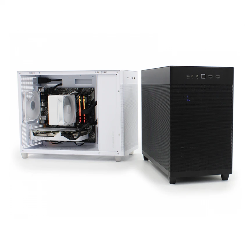 Kućište ASUS AP201 PRIME Small Tower/Micro ATX/Mini ITX/bez napajanja/crna