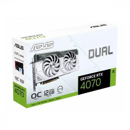 ASUS nVidia GeForce RTX 4070 12GB 192bit DUAL-RTX4070-O12G-WHITE grafička karta