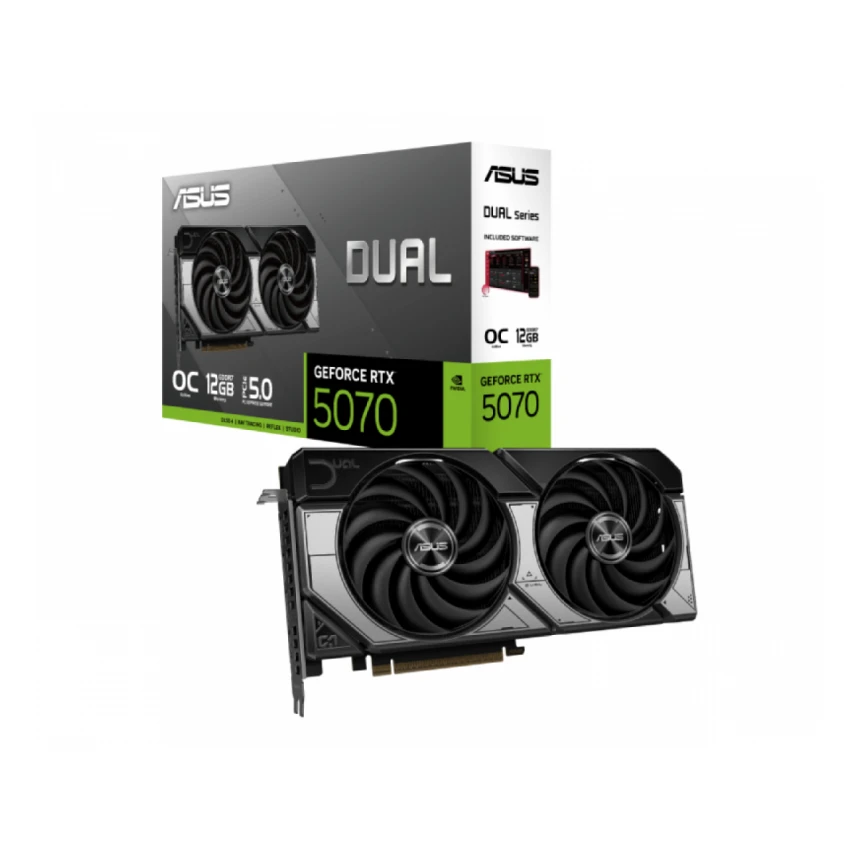 ASUS nVidia GeForce RTX 5070 12GB 192bit DUAL-RTX5070-O12G grafička karta
