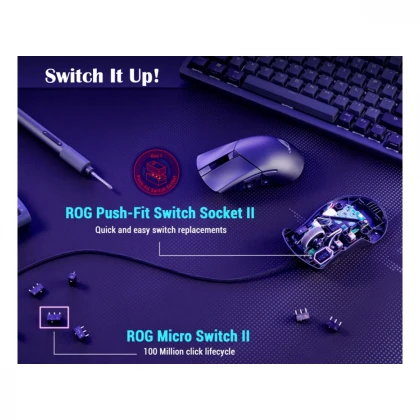 ASUS P523 ROG GLADIUS III CORE Gaming Optical USB crni miš 