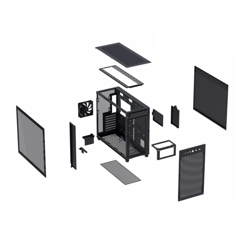 ASUS PRIME AP303 TG BLACK micro-ATX kućište crno 