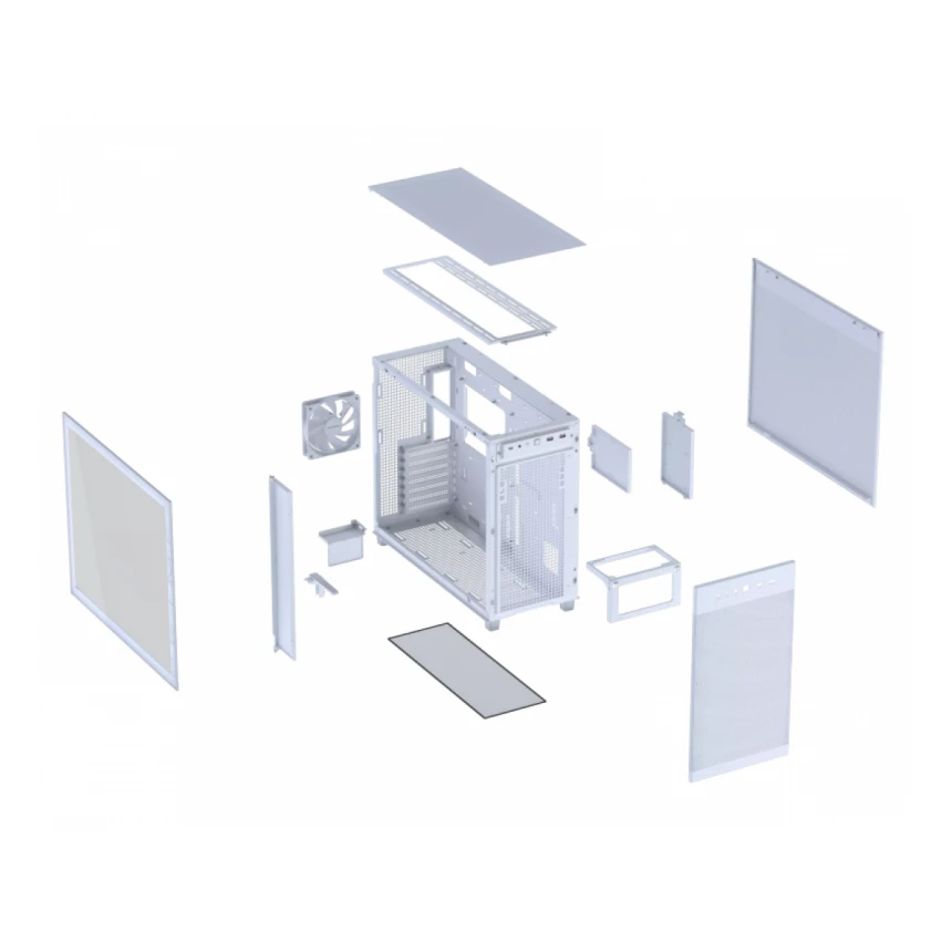 ASUS PRIME AP303 TG WHITE micro-ATX kućište belo 