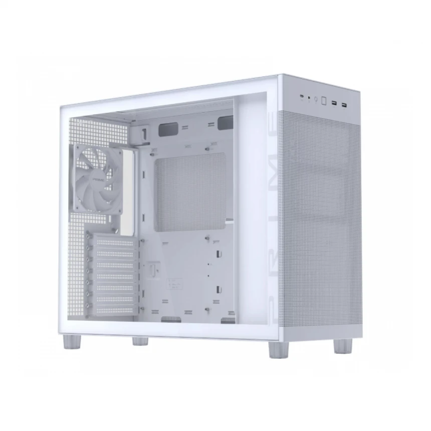 ASUS PRIME AP303 TG WHITE micro-ATX kućište belo 