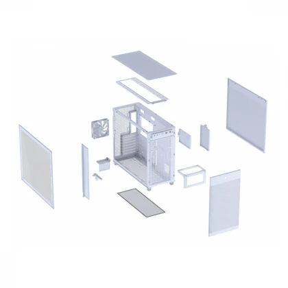 ASUS PRIME AP303 TG WHITE micro-ATX kućište belo 