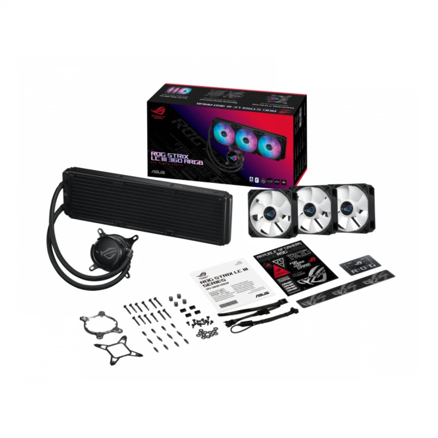 ASUS ROG STRIX LC III 360 ARGB LCD vodeno hlađenje 
