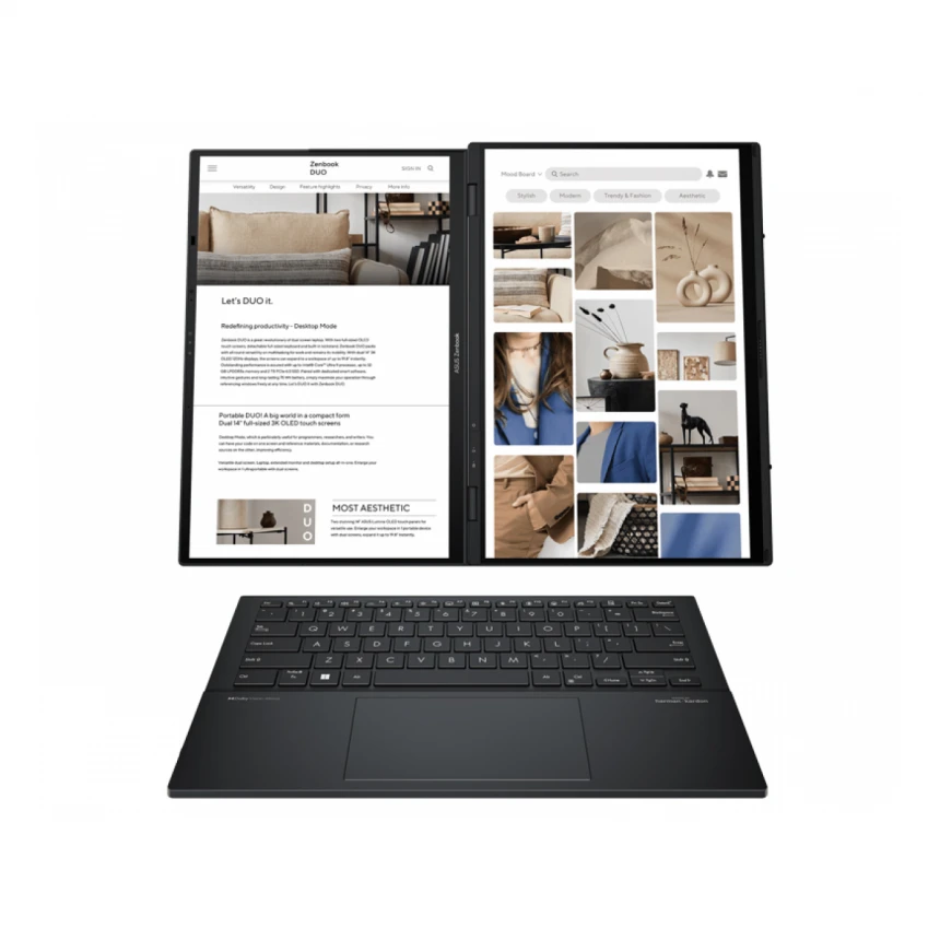 ASUS Zenbook 14 DUO OLED  UX8406MA-QL056W (14 inča FHD, Ultra 7 155H, 16GB, SSD 1TB, Win11 Home) laptop bulk 