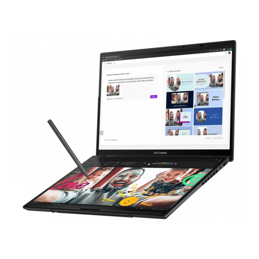 ASUS Zenbook 14 DUO OLED  UX8406MA-QL056W (14 inča FHD, Ultra 7 155H, 16GB, SSD 1TB, Win11 Home) laptop bulk 