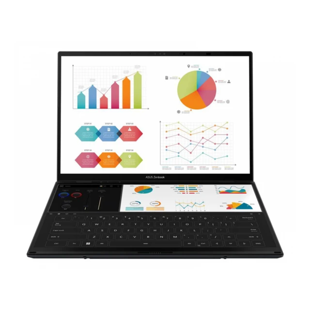 ASUS Zenbook 14 DUO OLED  UX8406MA-QL056W (14 inča FHD, Ultra 7 155H, 16GB, SSD 1TB, Win11 Home) laptop bulk 