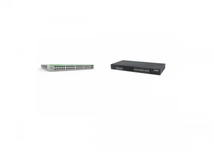 AT GS950/52PS PoE 370W web upr. + Intellinet 16-Port PoE