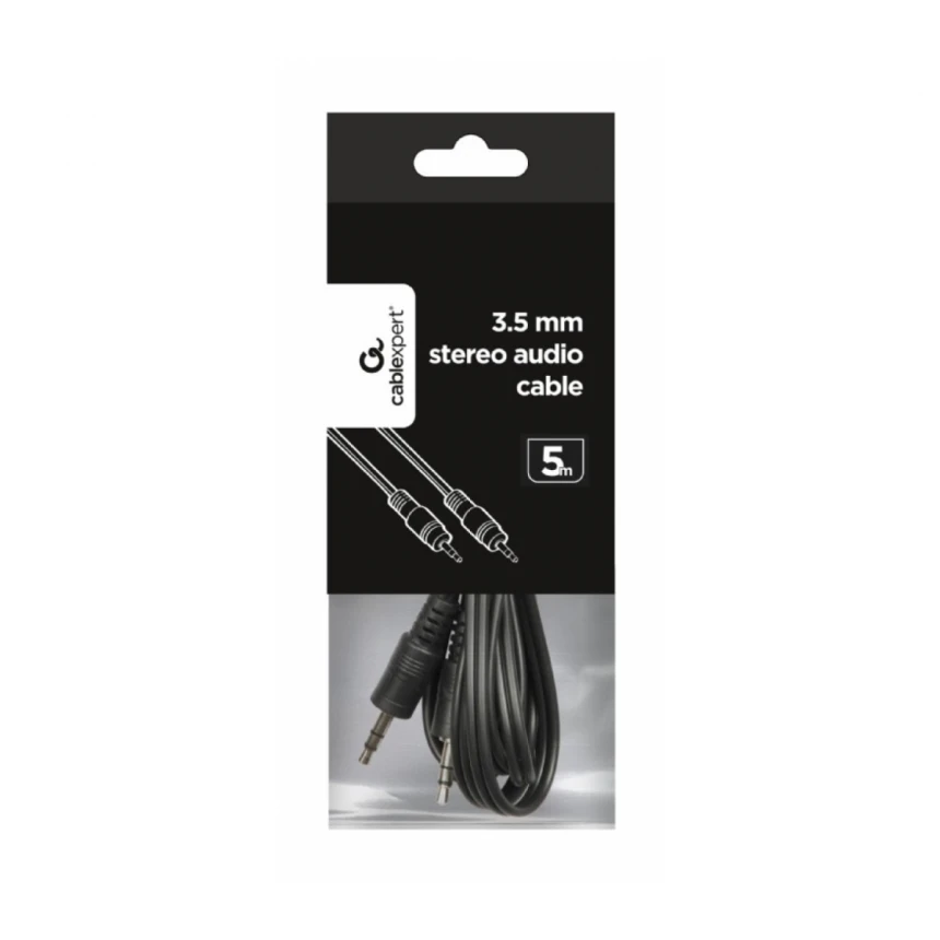Audio kabl Cablexpert CCA-404-5M 3.5mm-3.5mm 5m