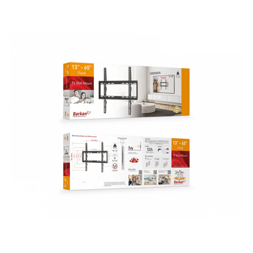 BARKAN E307.B LCD TV zidni nosač 13-65 inča