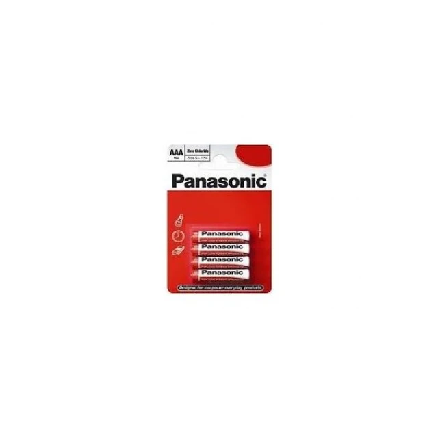 PANASONIC baterije R03RZ/4BP - 4× AAA Zinc Carbon