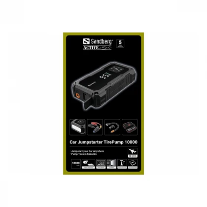 Baterijski kompresor/powerbank Sandberg 421-21 Jumpstarter 10000mAh/lampa