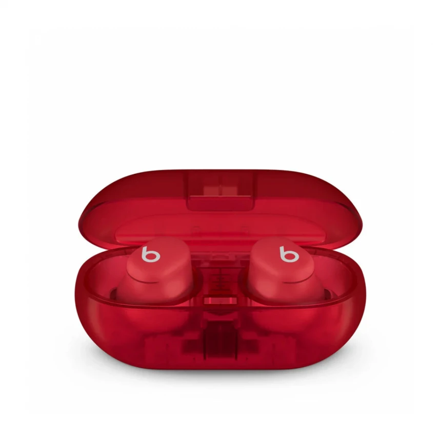 Beats Solo Buds - True Wireless Earbuds - Transparent Red