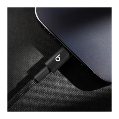 Beats USB-C to Lightning Woven Short Cable (20 cm) - Bolt Black