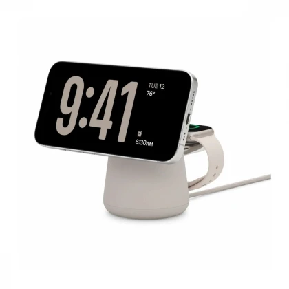 Belkin BOOST CHARGE PRO MagSafe 2v1 15W - Sand