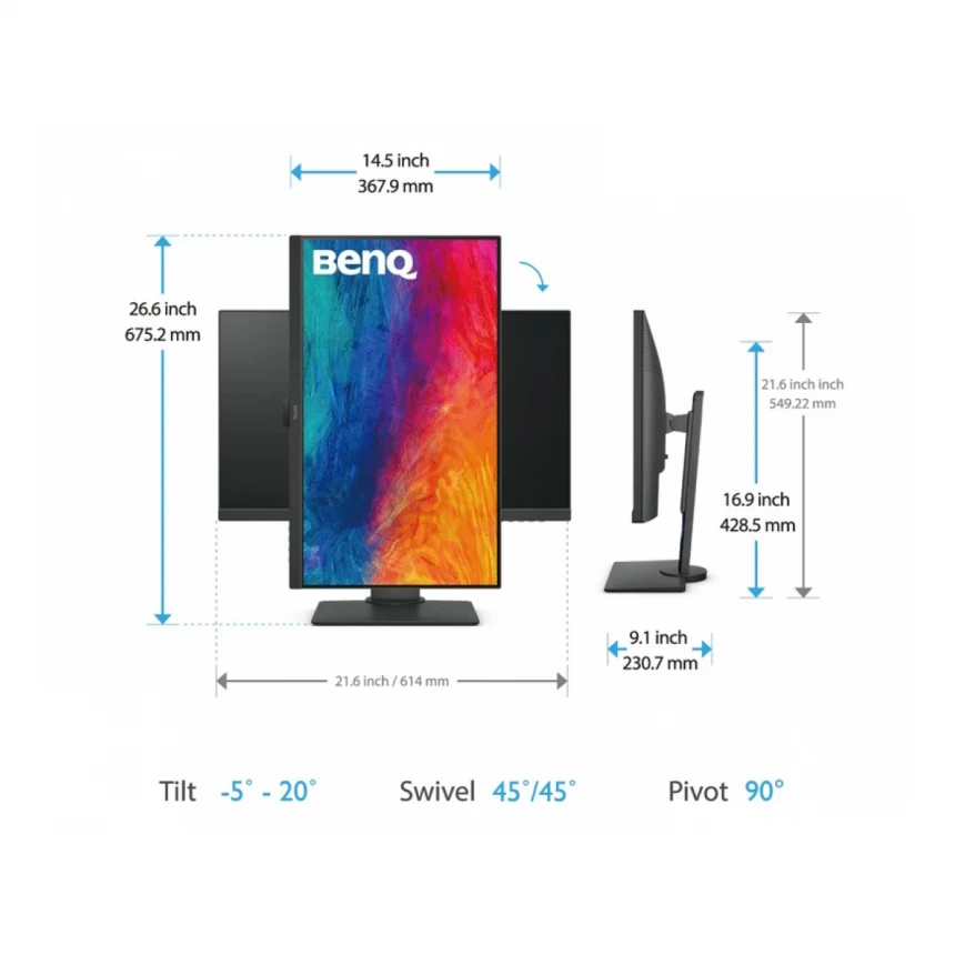 BENQ 27 inča PD2705Q QHD IPS LED Dizajnerski monitor 