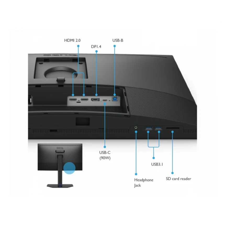 BENQ 27 inča SW272U 4K IPS LED Dizajnerski monitor 