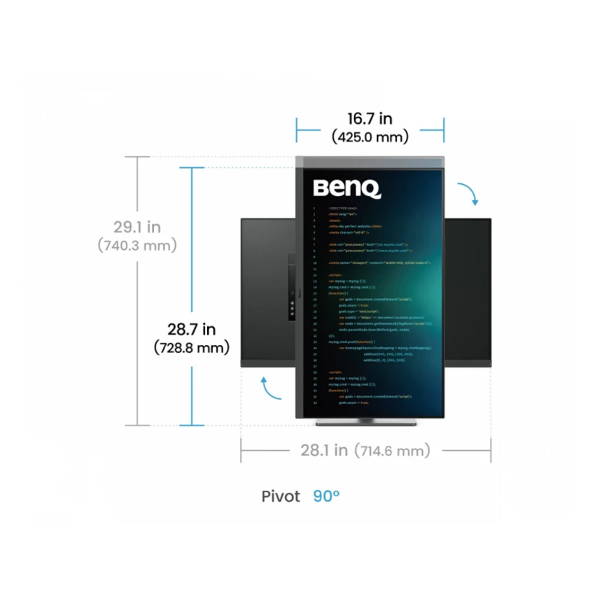 BENQ 31.5 inča RD320U 4K 3840 x 2160 IPS USB-C 90W Business monitor 