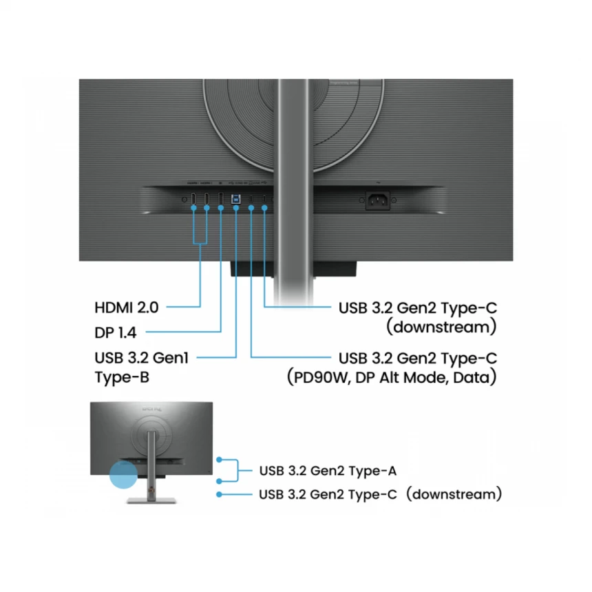 BENQ 31.5 inča RD320U 4K 3840 x 2160 IPS USB-C 90W Business monitor 