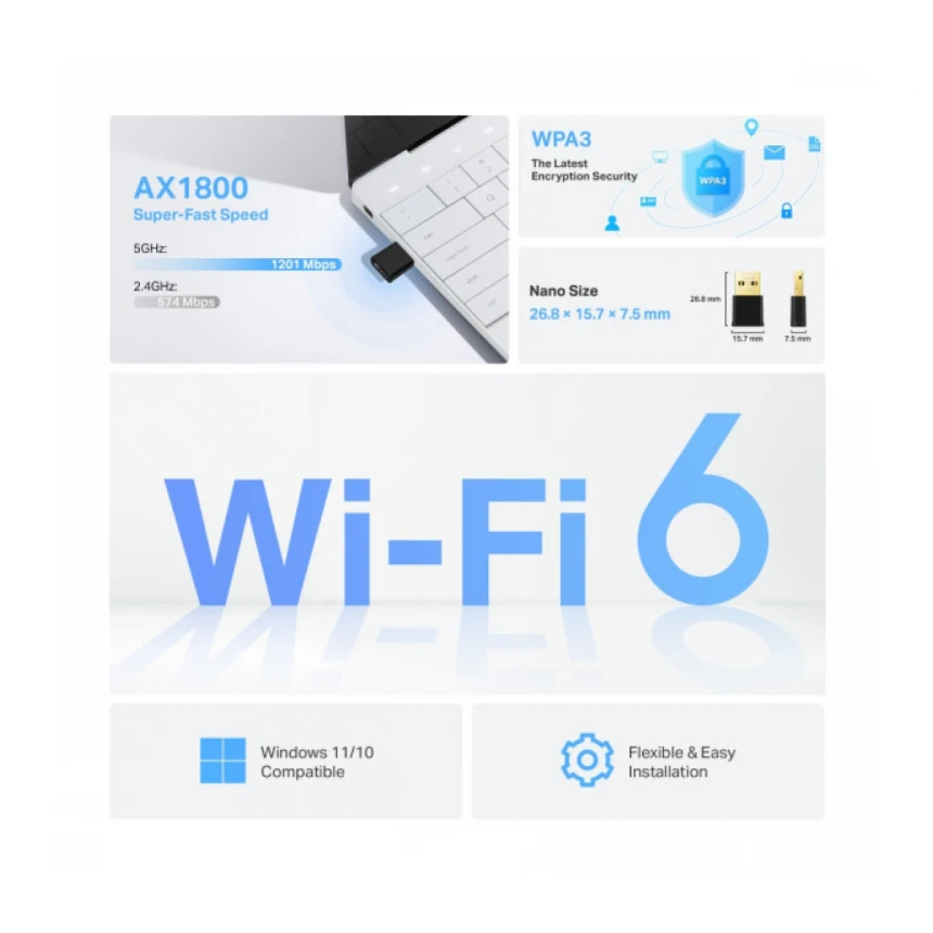 Bežicni adapter TP-LINKArcher TX20U Nano