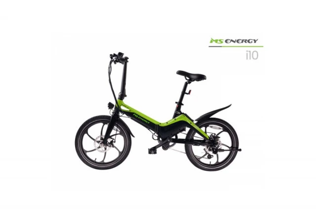 MS ENERGY eBike i10 Black Green