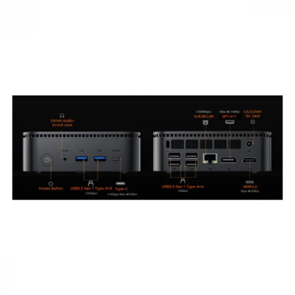 BlackView MP100 Pro i5-12450H/16GB/512GB/1xHDMI+1xDP/RJ45/BT/WiFI/W11P Black