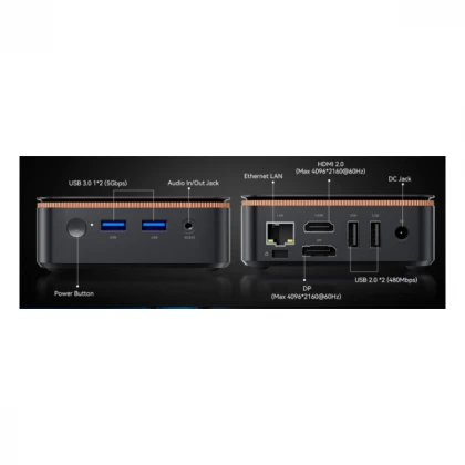 BlackView MP20 Intel N150/8GB/256GB/2xHDMI/2xUSB 3.0/1xRJ45/BT/WiFI/W11P Black