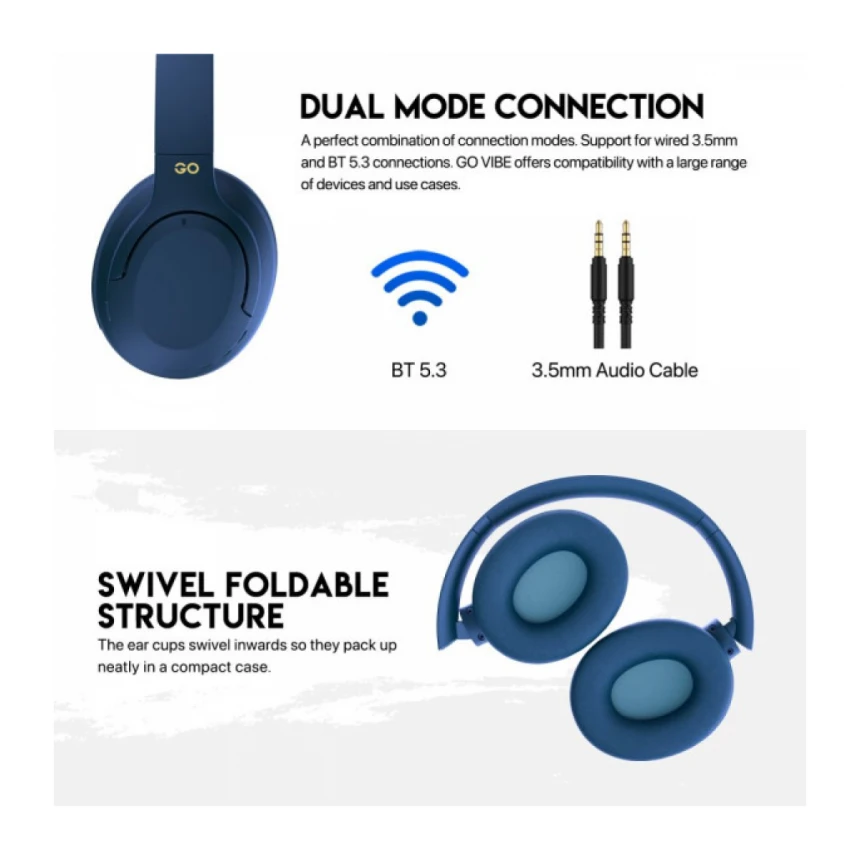 Bluetooth slušalice Fantech GO Vibe WH05 plava