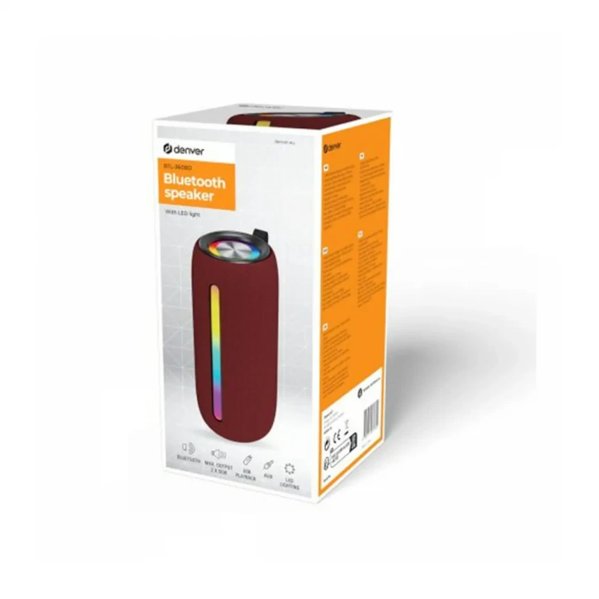 Bluetooth zvučnik Denver BTL-360BD bordo